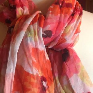 Loft long floral scarf